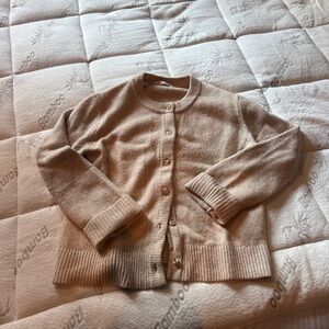Abercrombie & Fitch Tan Button Down Sweater